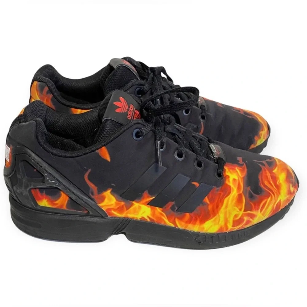 Adidas ZX Flux Torsion RARE Star Wars flames sneakers size 7
